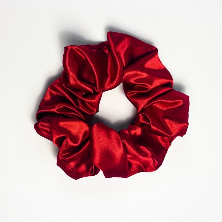 scrunchie czerwona